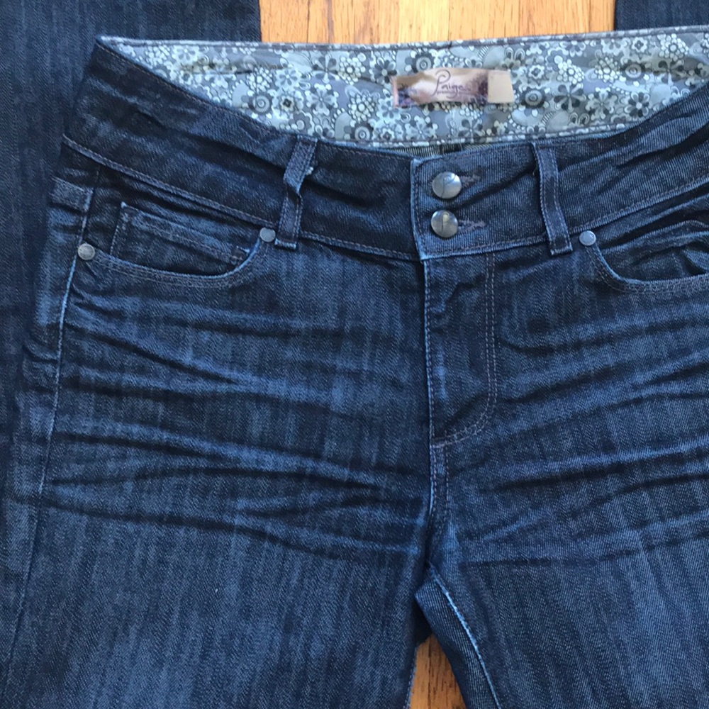 Vintage Paige Hidden Hills straight leg jean size 27 / 4 - Picture 6 of 15